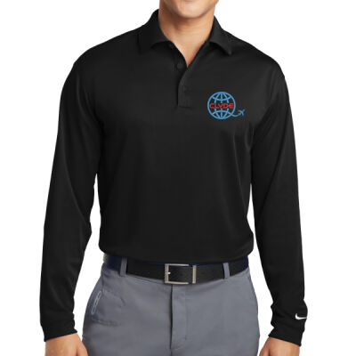 Clyde - Tall Long Sleeve Dri FIT Stretch Tech Polo Thumbnail