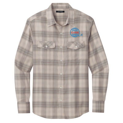Clyde - Long Sleeve Ombre Plaid Shirt Thumbnail