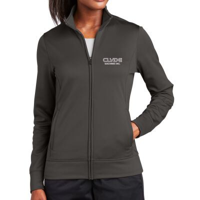 Clyde - Ladies Sport Wick ® Fleece Full Zip Jacket Thumbnail
