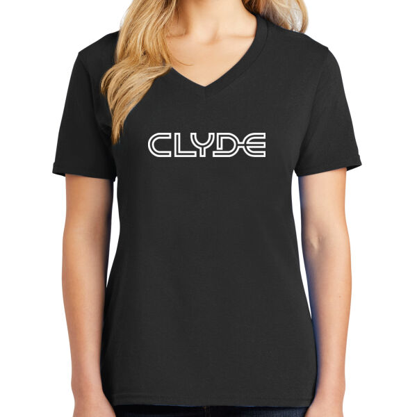Clyde - Women's Core Cotton V Neck Tee Thumbnail